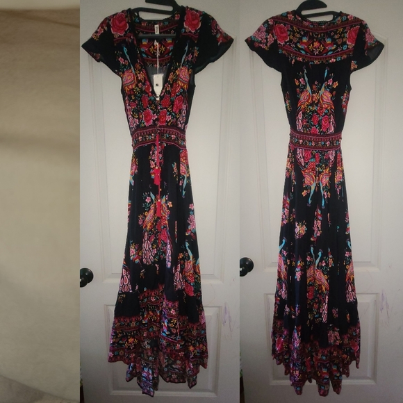 New spell designs hotel paradiso gown jet black XS - Picture 13 of 16